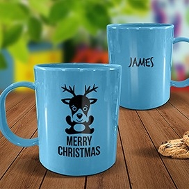 Blue Melamine Mugs