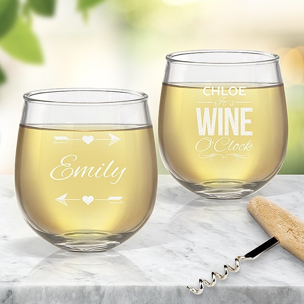 Stemless Wine Glasses