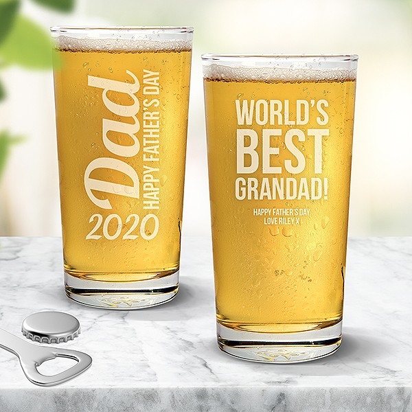 Engraved Pint Glasses