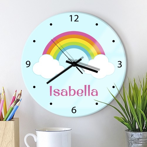 Kids Glass Wall Clocks