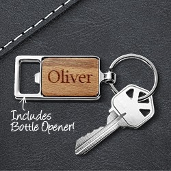 Engraved Rectangle Keyrings