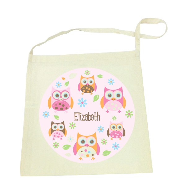 Owl Calico Tote Bag