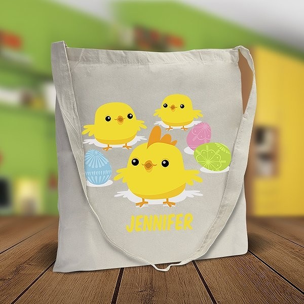 Easter Chicks Tote Bag