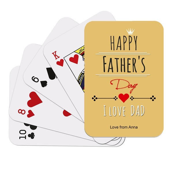 Happy Father's Day Playing Cards