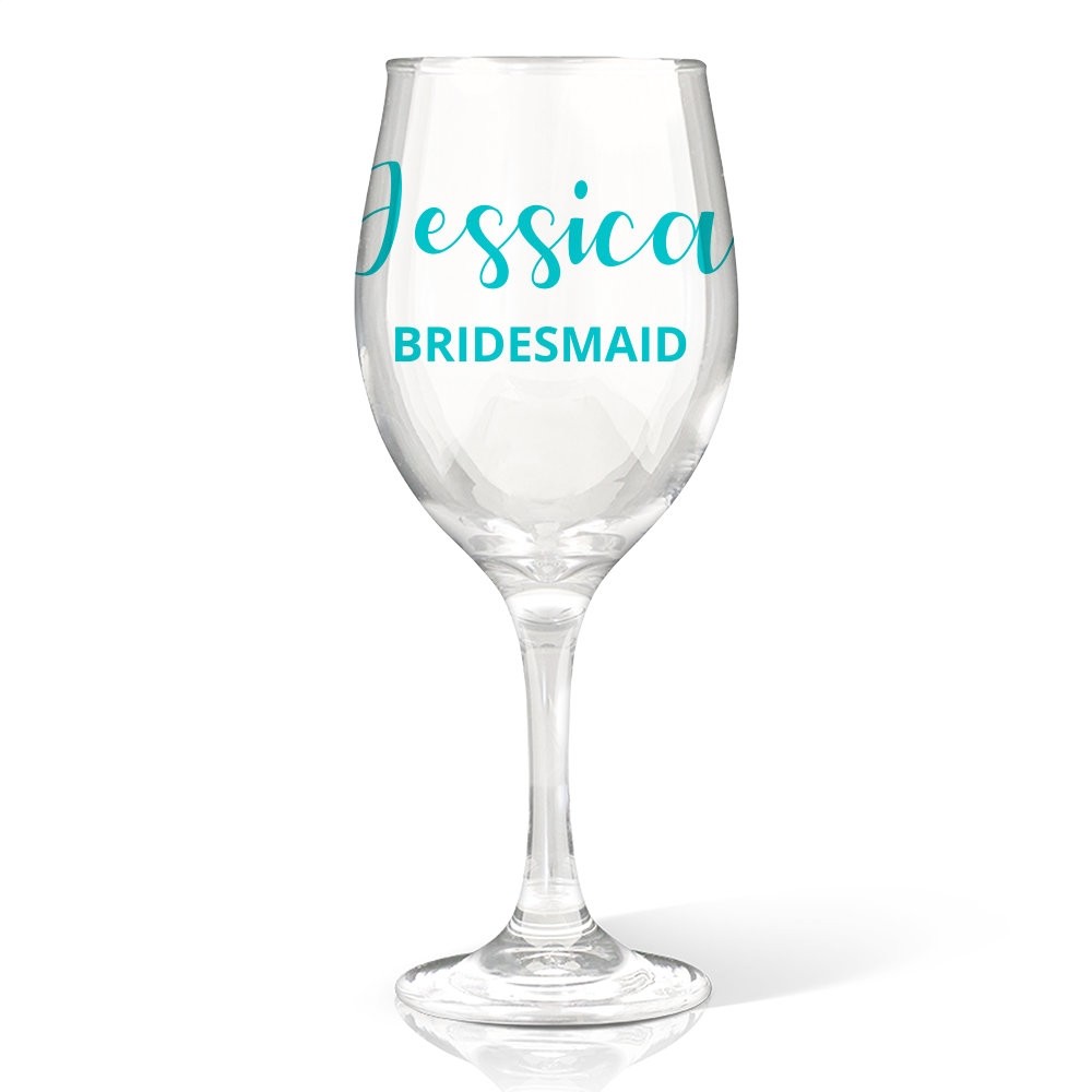 Bridesmaid Wine Glass