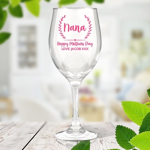 Crest Wine Glass