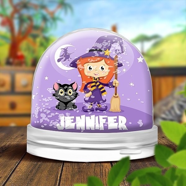 Cute Witch Snow Globe