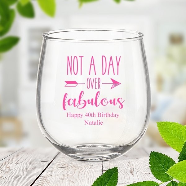 Fabulous Stemless Wine Glass