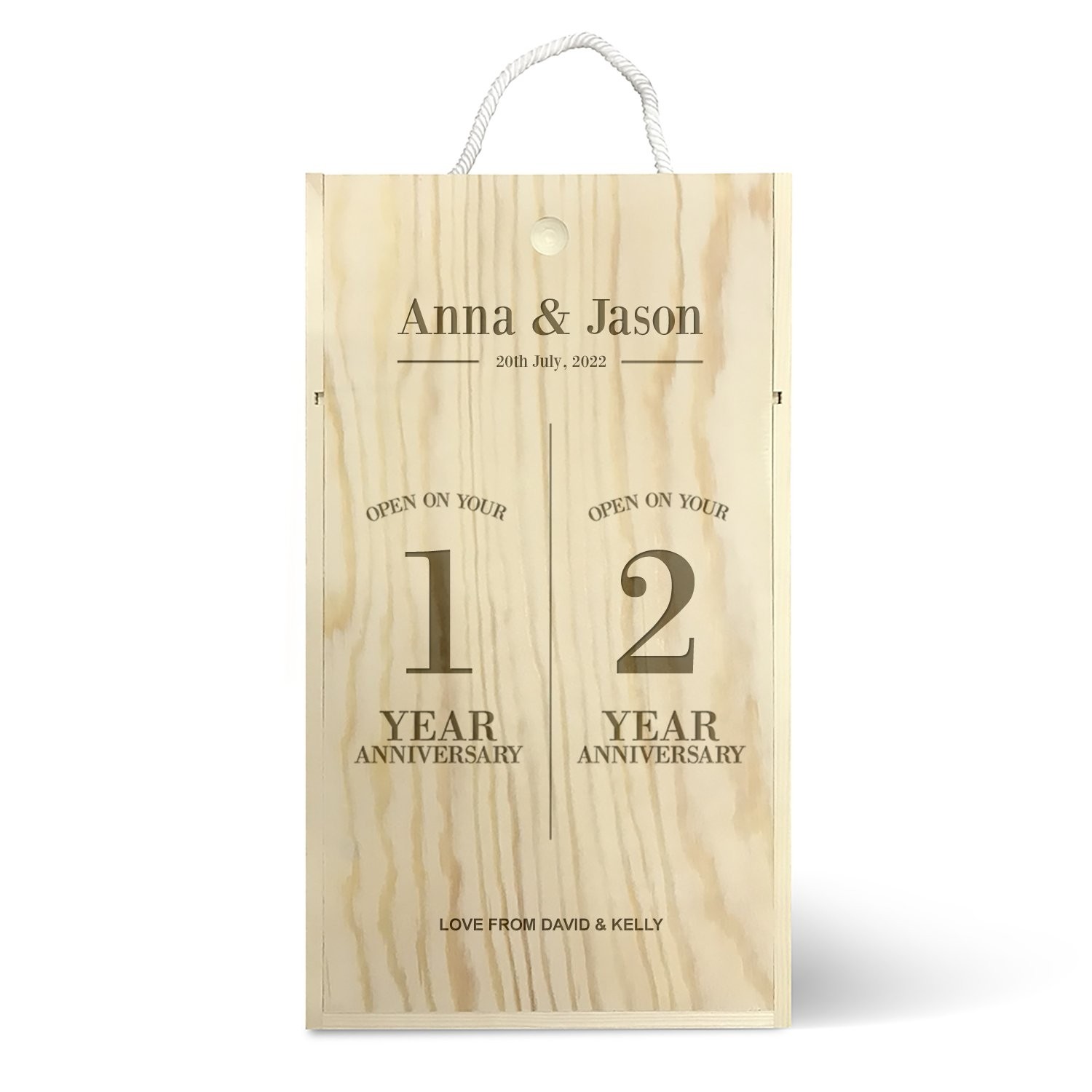 Anniversary Double Wine Box