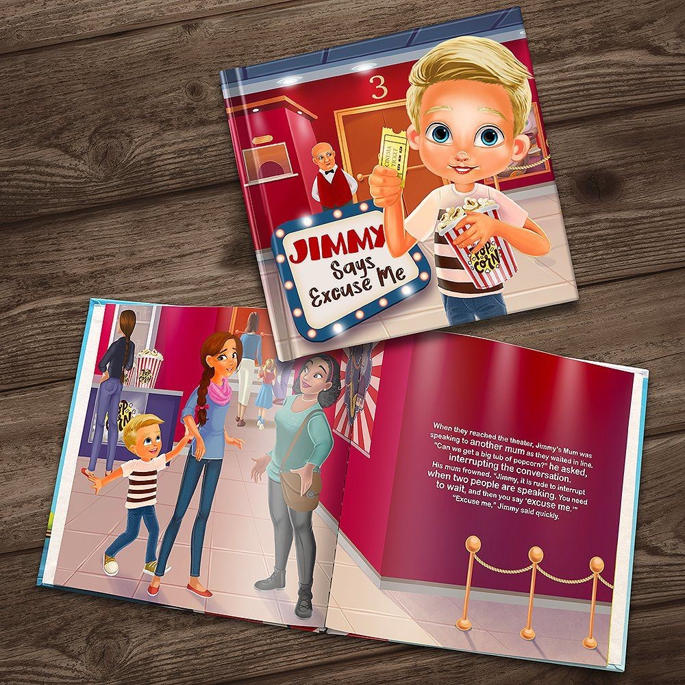 "Says Excuse Me" Personalised Story Book
