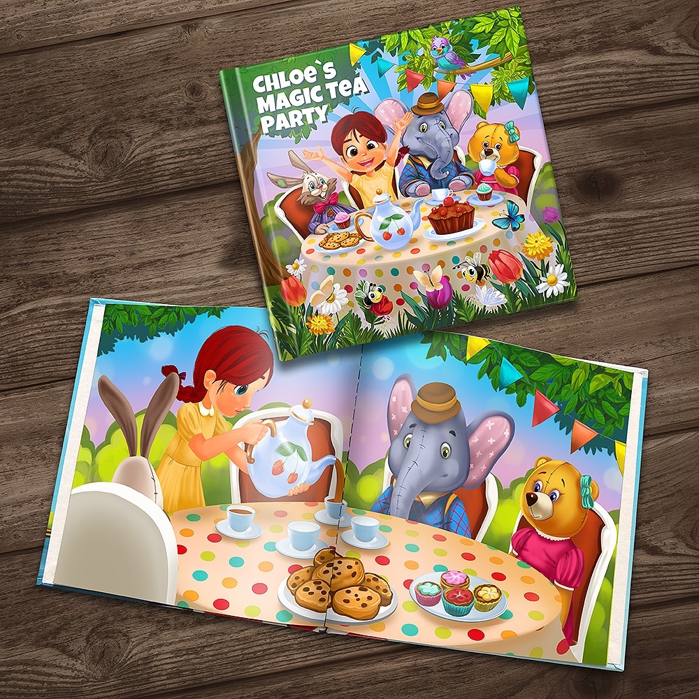 "Magic Tea Party" Personalised Story Book