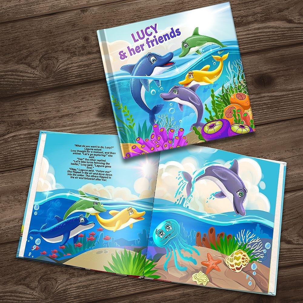 "Dolphin Friends" Personalised Story Book