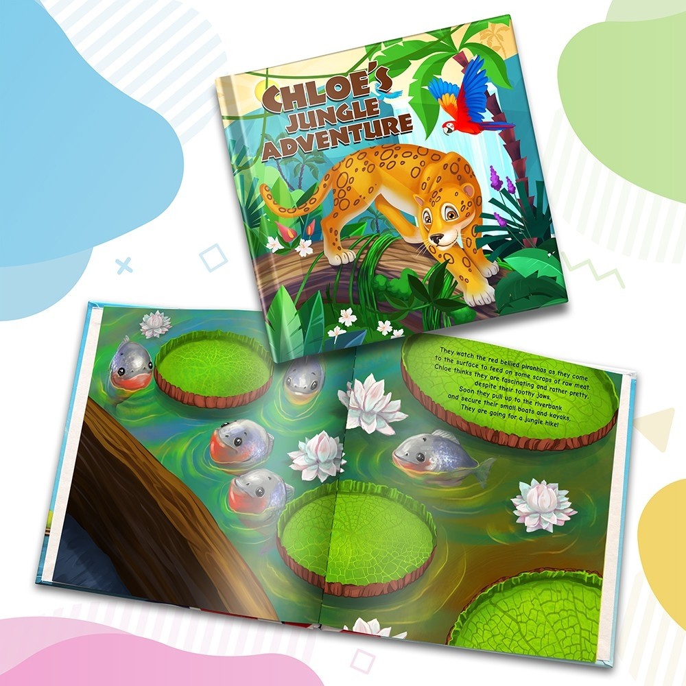 "Jungle Adventure" Personalised Story Book