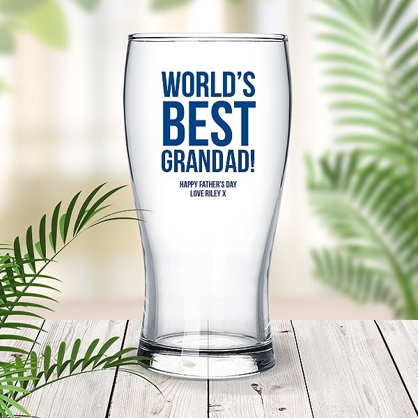 Best Grandad Standard Beer Glass