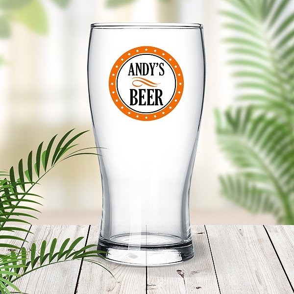 Circle Design Standard Beer Glass