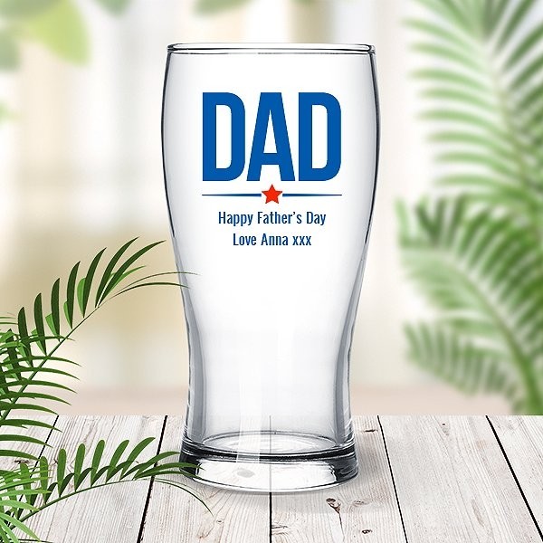 Dad Standard Beer Glass