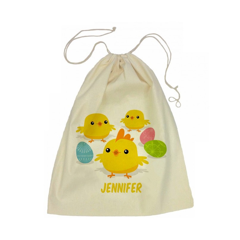 Easter Chicks Drawstring Bag