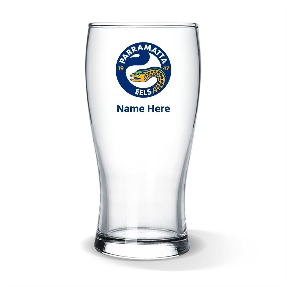 NRL Eels Standard Beer Glass
