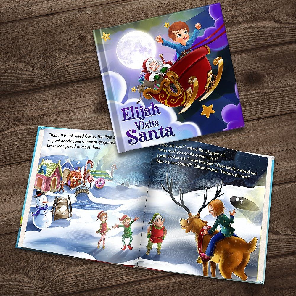 "Visiting Santa" Personalised Story Book