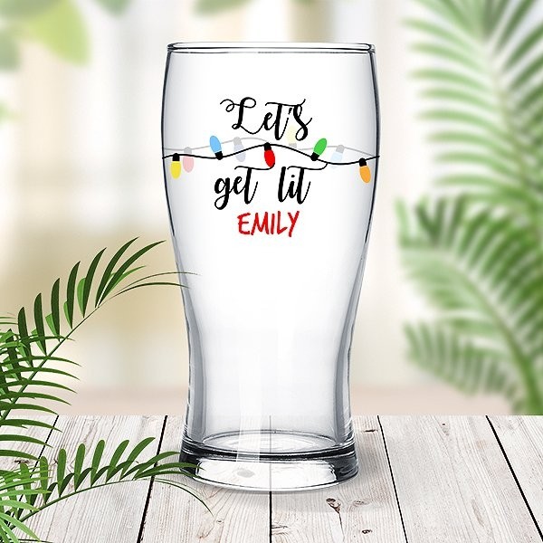 Get Lit Standard Beer Glass