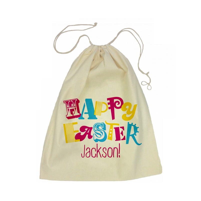 Happy Easter Drawstring Bag