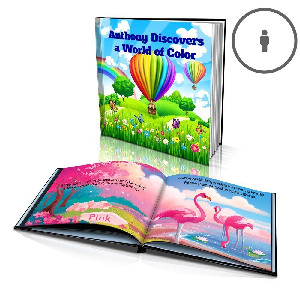 Personalized Story Book: "Discovers a World of Color"