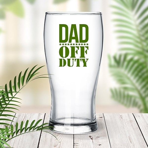 Off Duty Standard Beer Glass