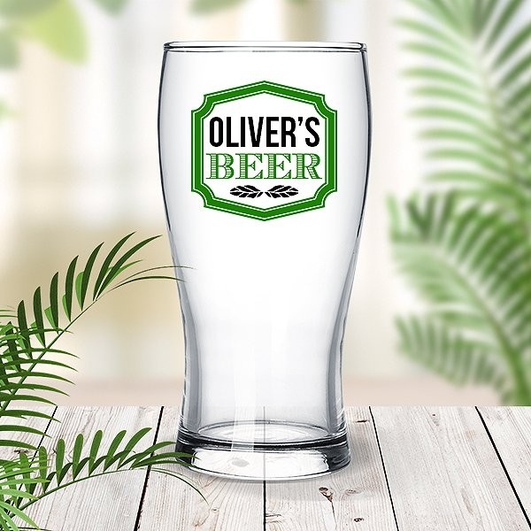 Sign Design Standard Beer Glass