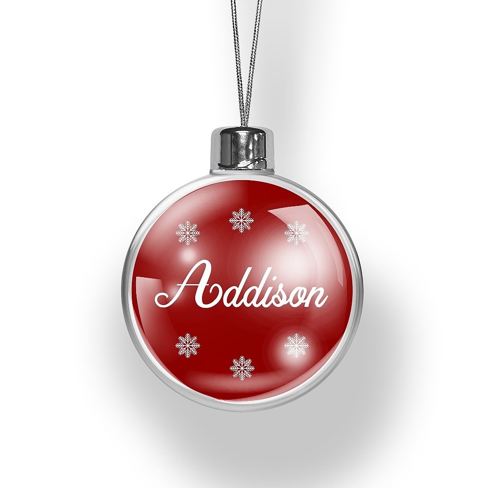 Snow Christmas Bauble