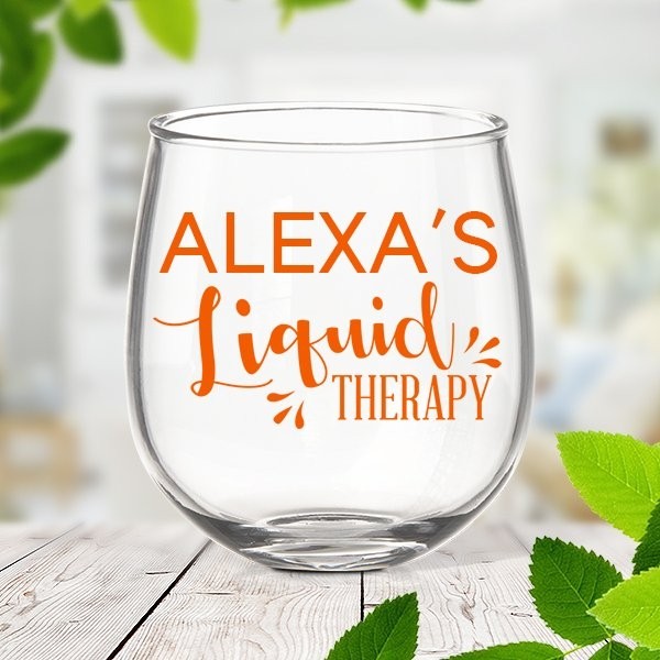 Therapy Stemless Wine Glass