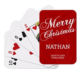 Merry Christmas Playing Cards