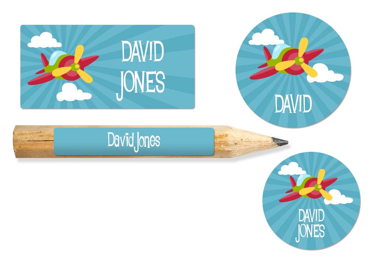 Airplane Standard Label Pack (177 Labels)