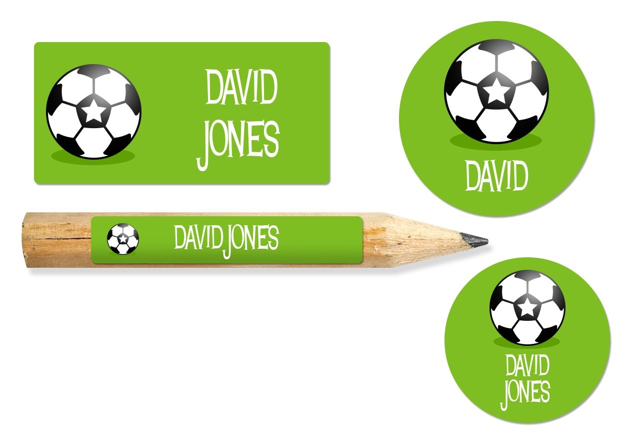Soccer Standard Label Pack (177 Labels)