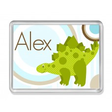 Fridge Magnet with Green Dino