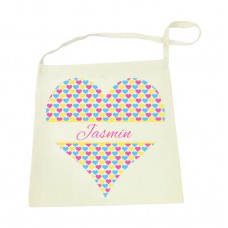 Heart Calico Tote Bag