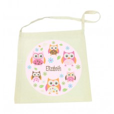 Owl Calico Tote Bag