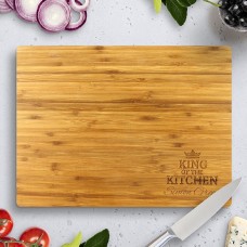 King of the Kitchen Bamboo Cutting Board