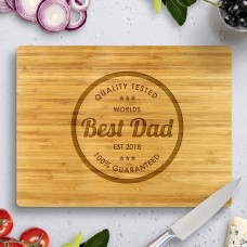 Best Dad Bamboo Cutting Board