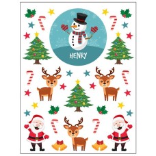 Snowman Christmas Sticker Pack