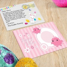 Easter Postcard, Cute Birds Design