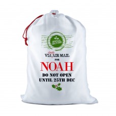 Air Mail White Santa Sack