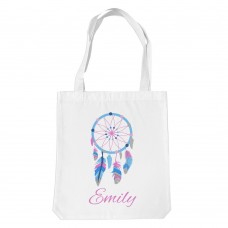 Dream Catcher White Tote Bag