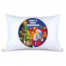 First Christmas Pillow Case