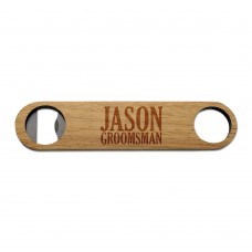 Groomsman Wooden Bottle Opener