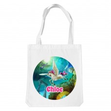 Magical Unicorn White Tote Bag