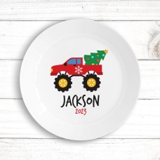 Monster Truck Kids' Plate