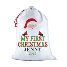 My First White Santa Sack