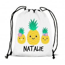 Pineapple Drawstring Sports Bag