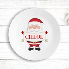 Santa Sign Kids' Plate