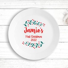 1st Christmas Kids' Plate